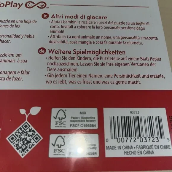 Melissa & Doug Farm Animals Wooden Chunky Puzzle New Sealed - Picture 4 of 6